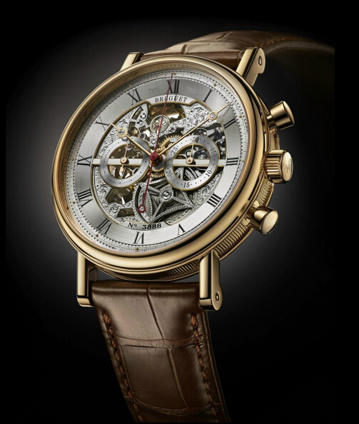 Breguet Classique Chronograph 5284 Only 2013 Yellow Gold watch REF: 5284BA/10/9ZU